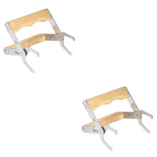 Conjunto de 2 peças de ferramentas para apicultura: clipe para levantar quadros de colmeia, ferramenta para capturar ninhos e caixas de ninhos de
