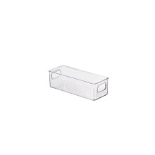 Plastic Kitchen Storage Box Transparent 10x3.7x2.75 Inch