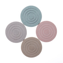Diatomite Coaster Set of 4 Round Table Pads