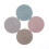 Diatomite Coaster Set of 4 Round Table Pads 1