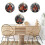 4-Pack Halloween Castle Embroidery Kit for Beginners: Fall Pumpkin and Black Tree Bat -Stitch Kit 5