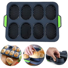Teglia da forno per mini baguette in silicone antiaderente