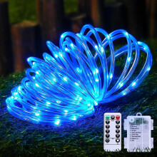 Waterdichte LED-lichtslang met 100 LED's, 12 meter, 8 standen en afstandsbediening.