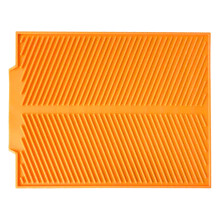 Viflosae siliconen afdroogmat 16x13 inch oranje