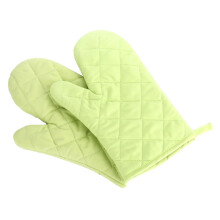 Set di guanti da forno in poliestere e cotone resistenti al calore (1 paio)