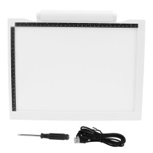 Prenosná LED kopírovacia tabuľa napájaná z USB, dizajn chrániaci zrak, super tenká svetelná podložka na kreslenie stôp, vysoko jasná,