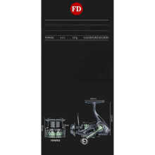 FD4000 Thick Neck Shallow Cup Metal Shallow Cup Spinning Wheel Lua Rod Fishing Wheel Sea Rod Far Throw Lua Wheel Micro Wheel Fishing Wheel Fishing Whe