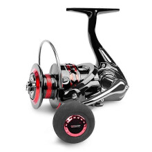 Spinning Fishing Reels Smooth Powerful Light Weight Tackle Accessories1pcs-blackred