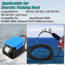 Fishing Reel Battery Adapter for 18v Battery Work for Bm2300 Bm2900/for 14.4v Electric Fishing Reel