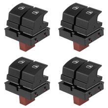 4X Pulsante Interruttore Alzacristallo Elettrico 1Z0959858 Adatto per Fabia 2 Octavia 1Z Roomster