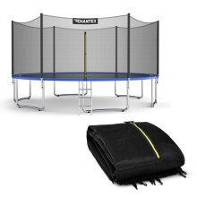 Trampolínová ochranná síť pro zahradní trampolíny Náhradní síť na vnější stranu se zipem a přezkami Ø 305 cm