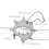 Stainless steels Keychain Tool Card Light-Color 1titanium colo 5