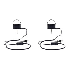 2X Revolving Wind Spinner Motor for Wind Chime Hanging Decoration Electric Powered Hanging Display Revolve -EU Plug