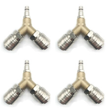 4X Compressed Air Connection, Compressed Air Distributor, Compressed Air , with 1/4 Inch Connections
