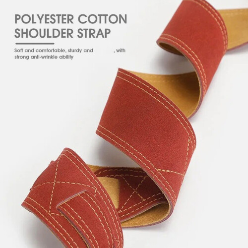 Ceinture de remplacement de sangle de guitare en cuir à la-vert 2