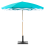 Beliani Market Parasol 232 cm SESTRIERE Turquoise 6