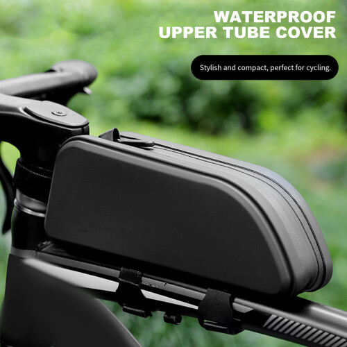 Road Bikes Front Frame Bag Bicycles Front Top Tube-Black 2