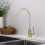 Solid Brass Drinking Water Faucet in Brushed Gold Finish 4