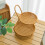 Elegante 2-lagige gewebte Obstschale mit Airflows-Design, 5