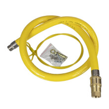 Caterhose Commercial Catering Gas Hose 3/4" x 1.5m Long – BS 669/2 Approved Stainless Steel