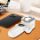 Rechargeable Handheld Fan With Foldable Design 5 Wind-White 7