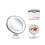 Makeup mirror, 10x magnification, USB illuminated, daylight and white LED light 5