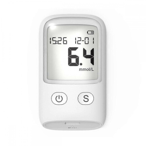 Hemoglobin Tester Hemoglobin Test Kit Glucometer Measures Blood Glucose, 50 Tests 1