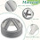 Thick and flexible, adjustable, breathable safety helmet for fall prevention, designed for the elderly. 3
