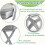 Thick and flexible, adjustable, breathable safety helmet for fall prevention, designed for the elderly. 4