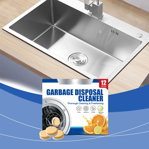 12 Count/1 Box Citrus Scented Garbage Disposal Tablets User 1