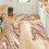 (50cmX80cm(19.68inX31.49in)) 1.1Cm Thick Kitchen Mat, Brown Easy Line Pattern, Polyester Hall Balcony Mat Suitable for 2