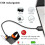 Latest rechargeable LED bicycle rear light (model year 2025) for nighttime use 5