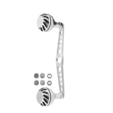 Sturdy Baitcasting Trolling Reel Rocker Fishing Reel Handle Anti-corrosion Aluminum Alloy for Rocker Arm Modification  Silver black