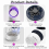 Ventilador mata-mosquitos elétrico USB com luz UV para casa e exterior. 4