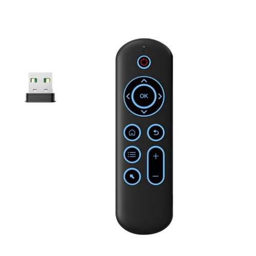 2X Flying Mouse 2.4G+ Double Modèle Clavier Rétroéclairé Coloré Télécommande Intelligente TV Box Télécommande 1