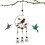 Mangeoire à colibris Fankiway avec carillon éolien 4