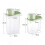 Vorratsglas mit luftdichtem Deckel, 1,9 l oder 2,5 l 4