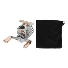 ICE50 All Metal Ice Fishing Reel 9 Axis Stainless Steel Sealed Bearings Fishing Raft Wheel for Fishing Relaxing Right Handed