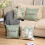 Housse de coussin décorative Penkiiy Pâques 45 x 45 cm 2