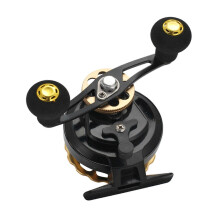 (Right Hand) Raft Fishing Reel Aluminum Alloy Fish Line Wheel Right/Left Handed Fishing Raft Wheel Ice Reels Comfortable Grip