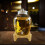 Drink Dispenser Stand Wooden Base Glass Jar Support 6