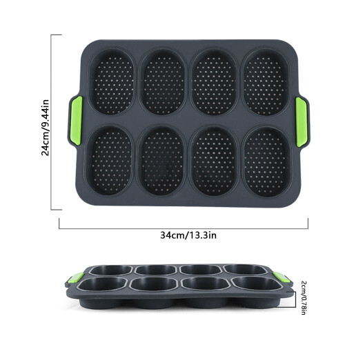 Non-Stick Mini Loaf Pan Silicone Baking Pan 1-Pack 1