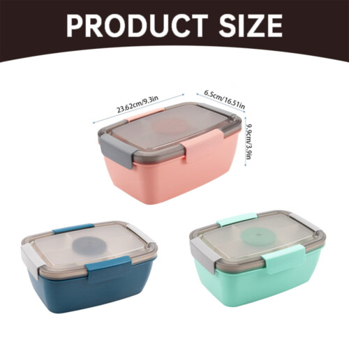 Flybaeast food storage container salad lunch box 68 oz 2