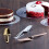 Gold Plastic Cake Server Set of 2 3