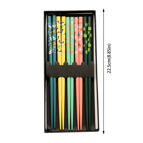 Σετ Ιαπωνικών Chopsticks για Γάτες, Αντιολισθητικά, Επαναχρησιμοποιήσιμα, 5 Ζεύγη 2