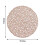 6 Round Paper Rope Placemats for Dining & Decor 3