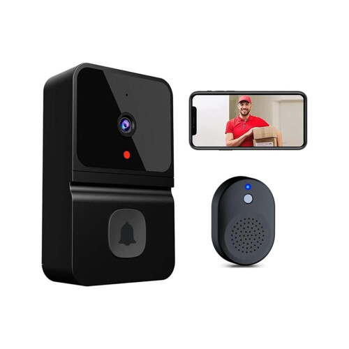Campainha de vídeo inteligente sem fio com Wi-Fi e câmera. 2