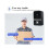 Campainha de vídeo inteligente sem fio com Wi-Fi e câmera. 4