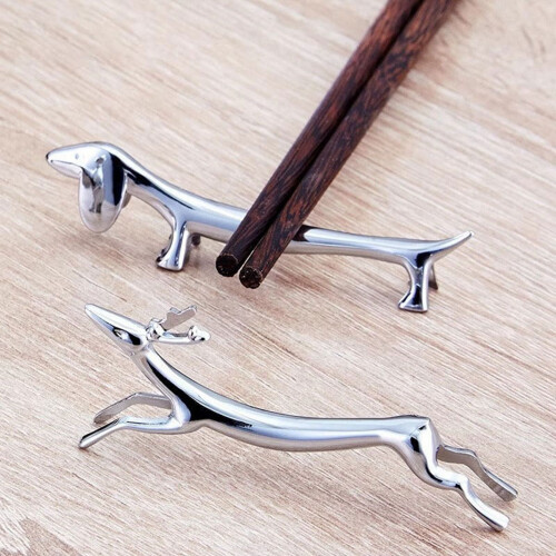Metalen eetstokjeshouder set – Teckel & Hert design