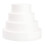4-Piece White Foam Cake Dummy Set for Decorating Practice 1